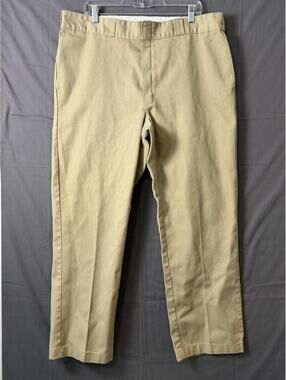Dickies 874 Original Fit Work Pants Mens 40x30 Khaki Chino Straight Leg